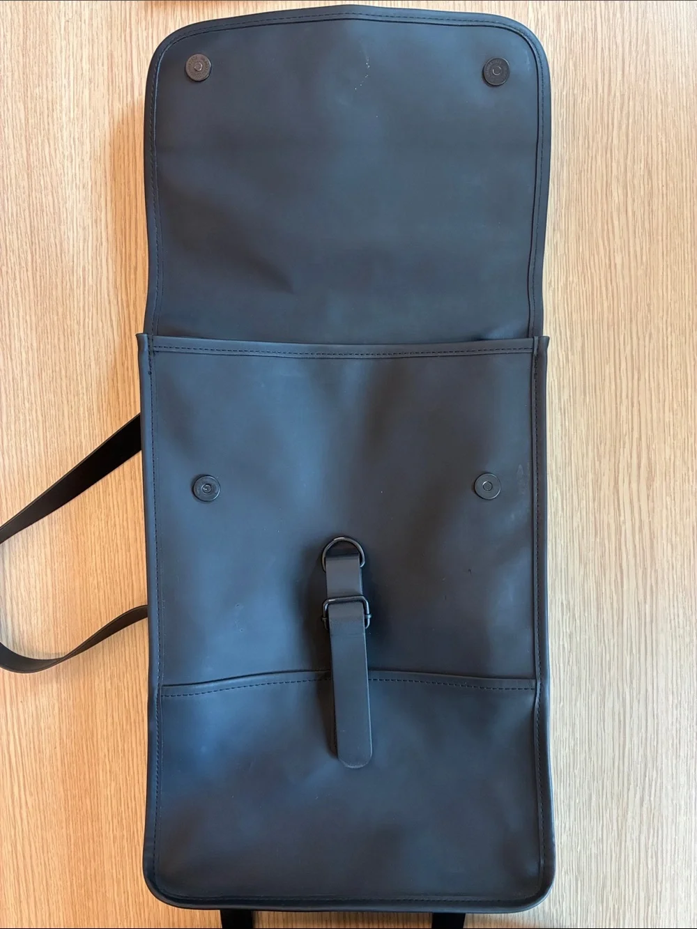 RAINS Leather Backpack